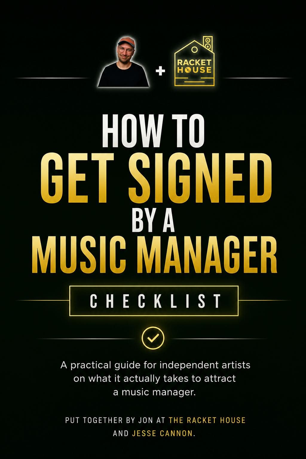 How to Get Signed by a Music Manager Checklist cover